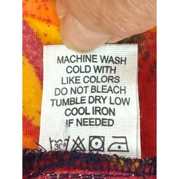 Live 4 Truth Womens Tropical High Low Tunic Top Sheer Boho Multicolor Sz XL - Picture 10 of 10